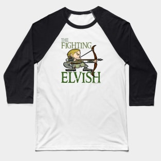 The Fighting Elvish Baseball T-Shirt